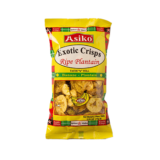 Asiko Plantain Chips (Lightly Salted/Yellow)